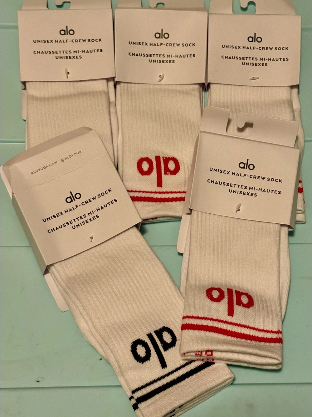 ALO Yoga socks new 5 pairs